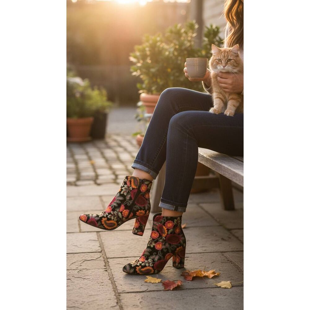 Mia Vintage floral boots